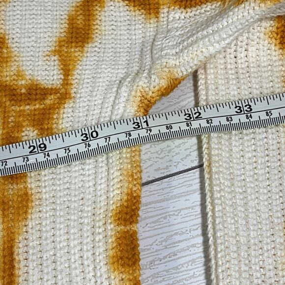 Trendy Threads Plus Size 3X Tie-Dye Sweater – Distressed V-Neck Cotton Pullover - Picture 6 of 9